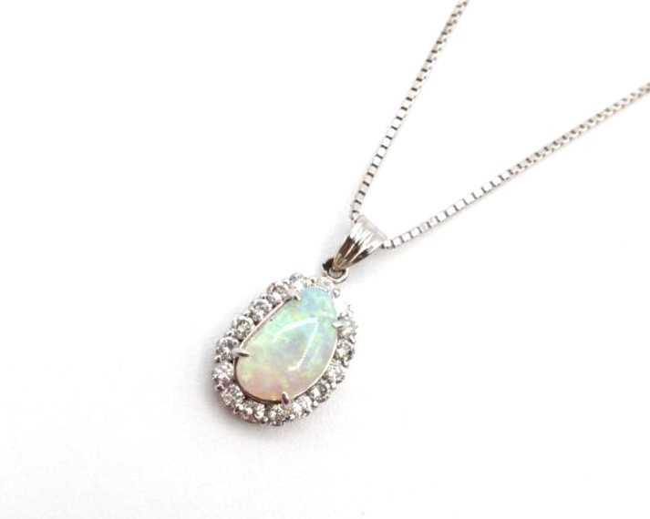 ジュエリー買取 オパール ダイヤモンドネックレス